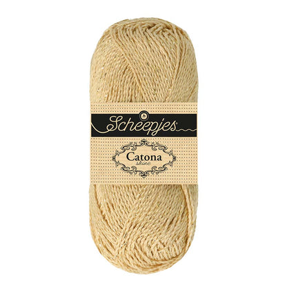 Scheepjes Catona Shine English Tea Gold (404-G)