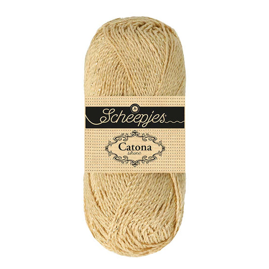 Scheepjes Catona Shine English Tea Gold (404-G)
