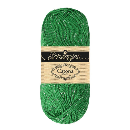 Scheepjes Catona Shine Emerald Silver (515-S)