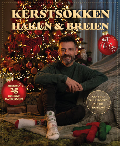 Kerstsokken breien en haken met Mr. Cey