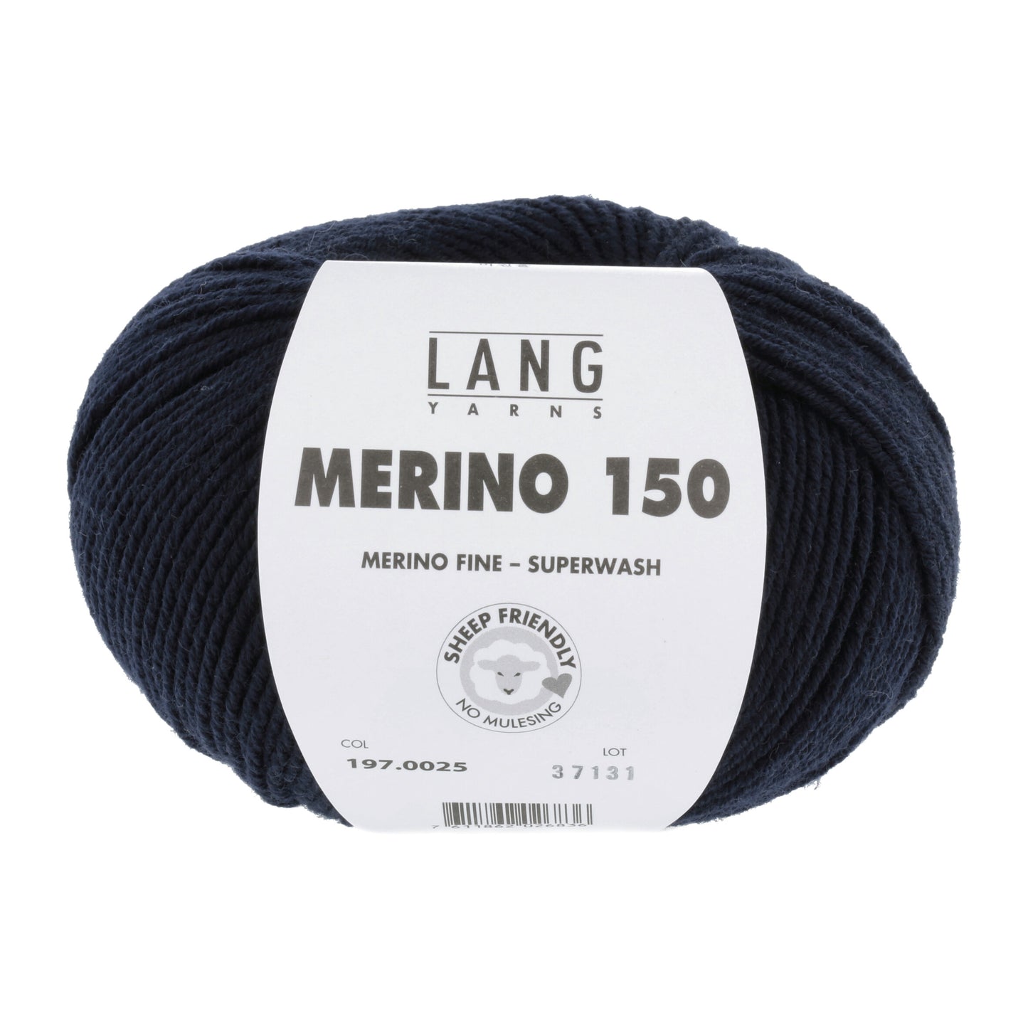 Lang Yarns Merino 150 Dark Navy (0025)