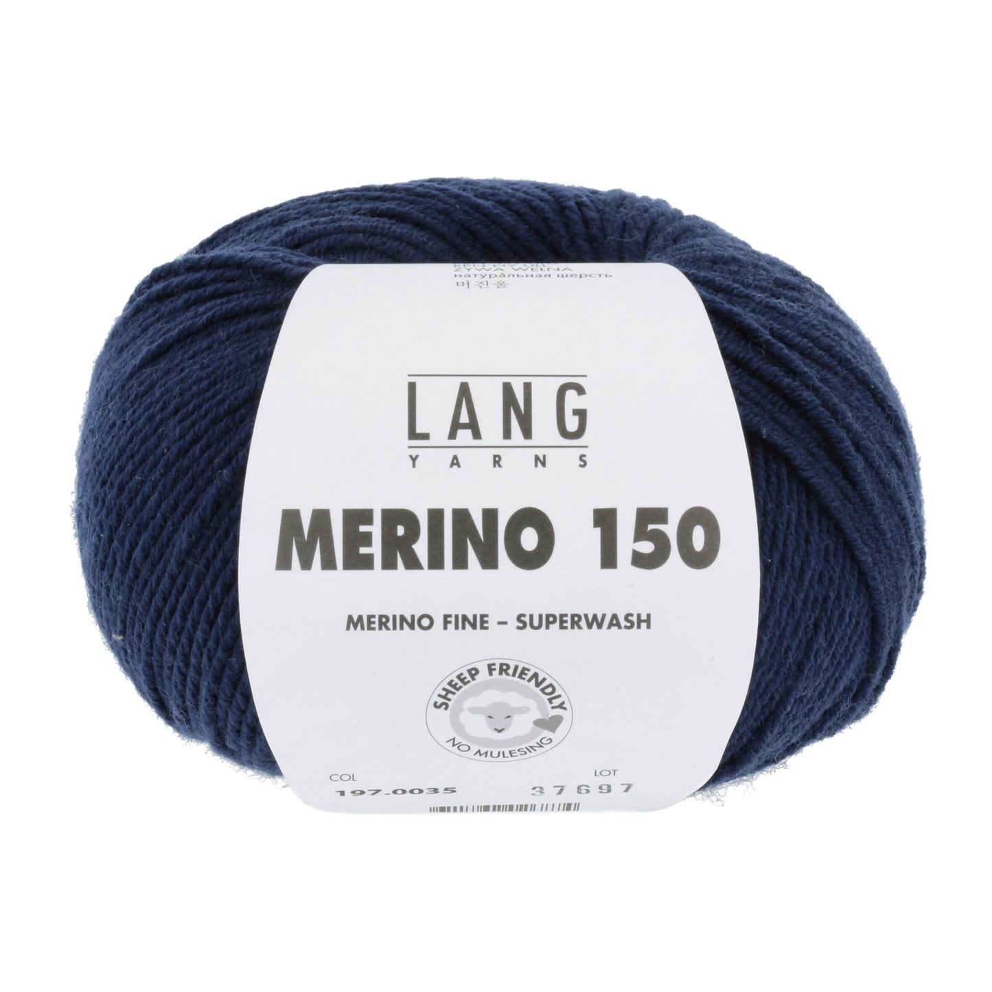 Lang Yarns Merino 150 Marine (0035)