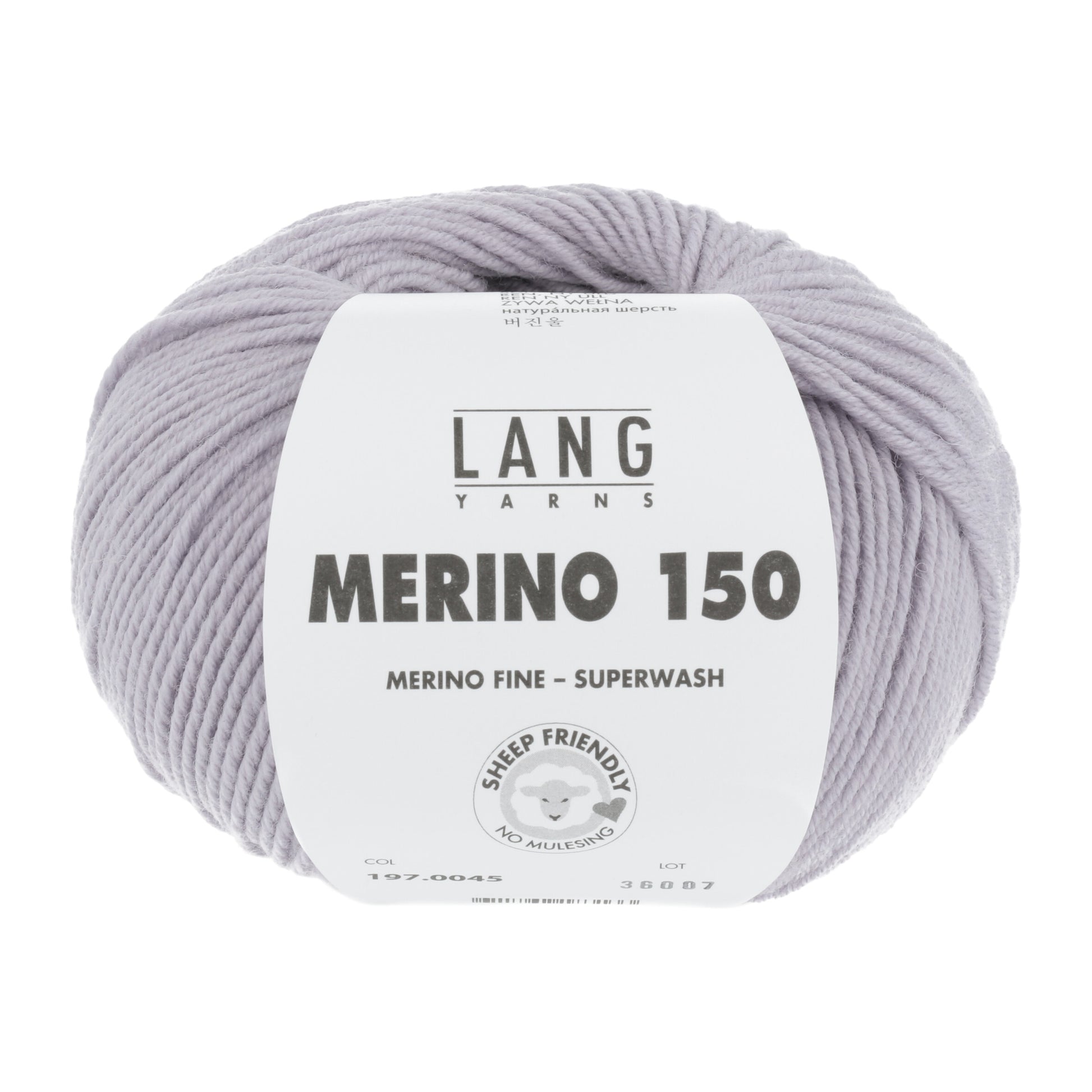 Lang Yarns Merino 150 Lilac Mist (0045)