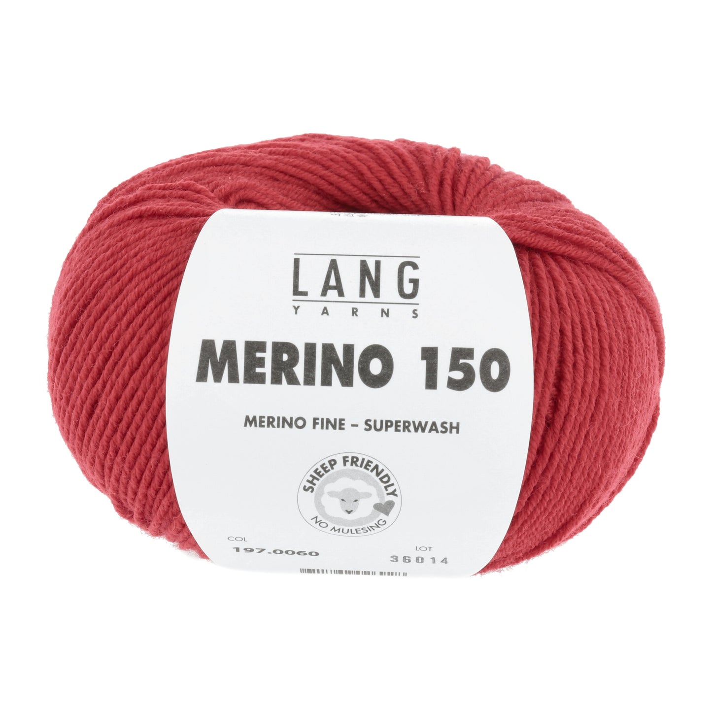 Lang Yarns Merino 150 Hot Red (0060)