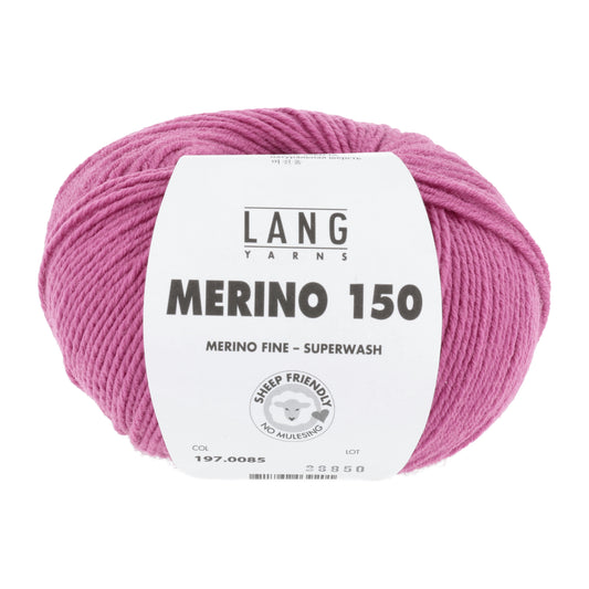 Lang Yarns Merino 150 Shocking Pink (0085)