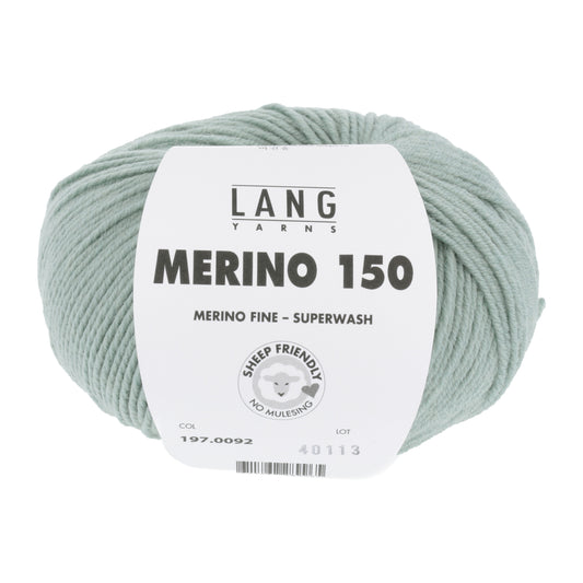 Lang Yarns Merino 150 Vintage Green  (0092)