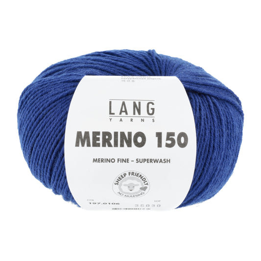 Lang Yarns Merino 150 Royal Blue (0106)