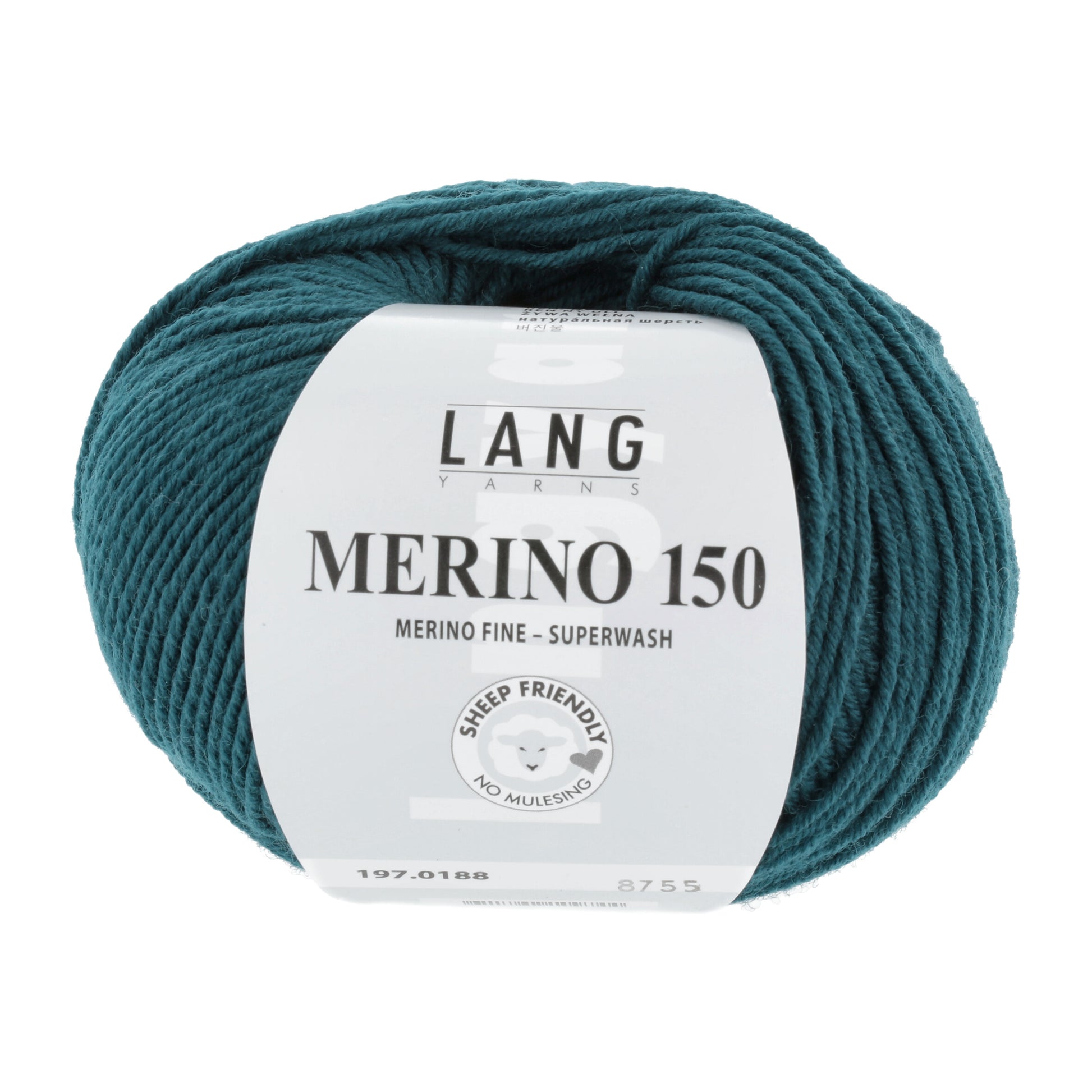 Lang Yarns Merino 150 Teal (0188)