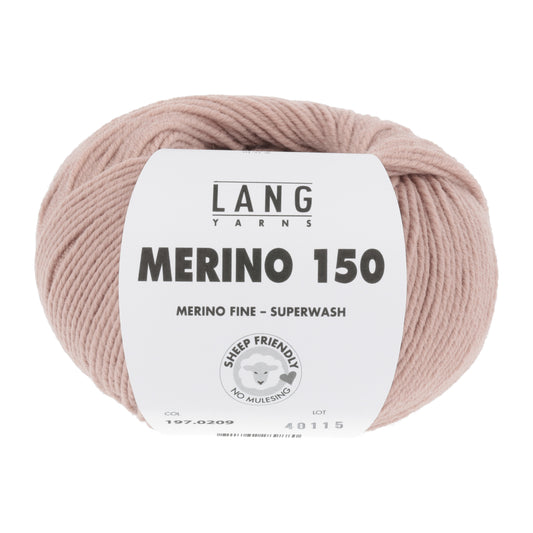 Lang Yarns Merino 150 Terra Pink (0209)