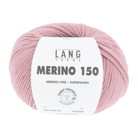 Lang Yarns Merino 150 Vintage Pink (0219)