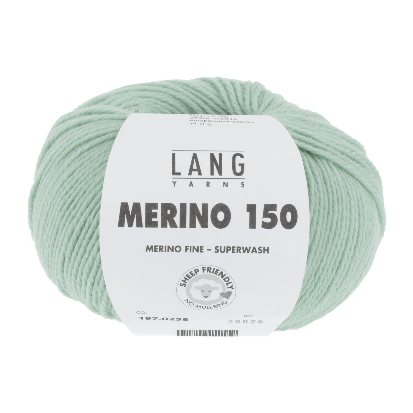 Lang Yarns Merino 150 Seafoam (0258)