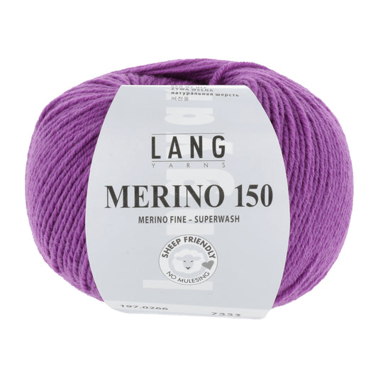 Lang Yarns Merino 150 Cerise (0266)