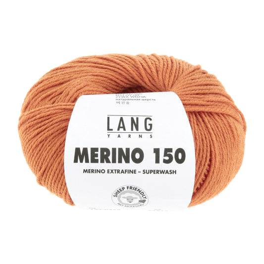 Lang Yarns Merino 150 Royal Orange (0459)