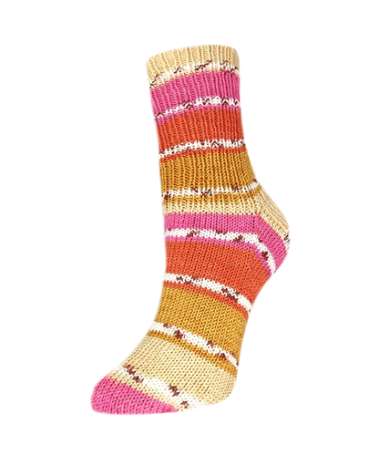Rellana Garne Flotte Socke 4-Ply Woolfree Celinda Summer (3241)