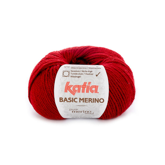 Katia Basic Merino Wine Red (022)