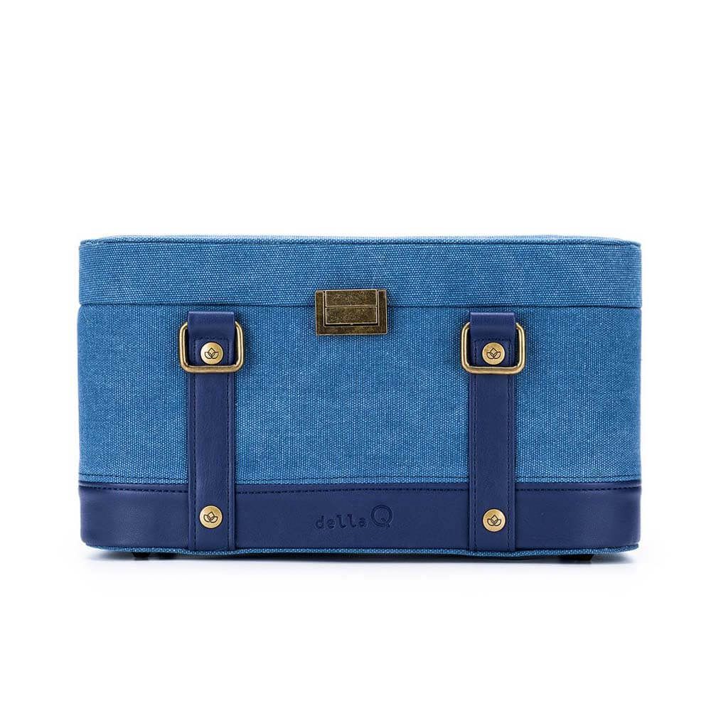 Della Q Train case indigo