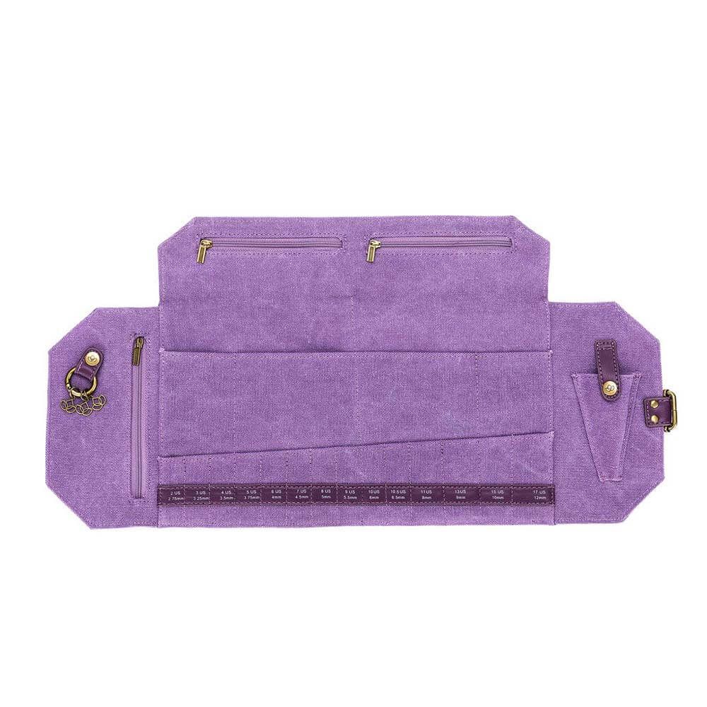 Della Q Canvas naaldenetui purple