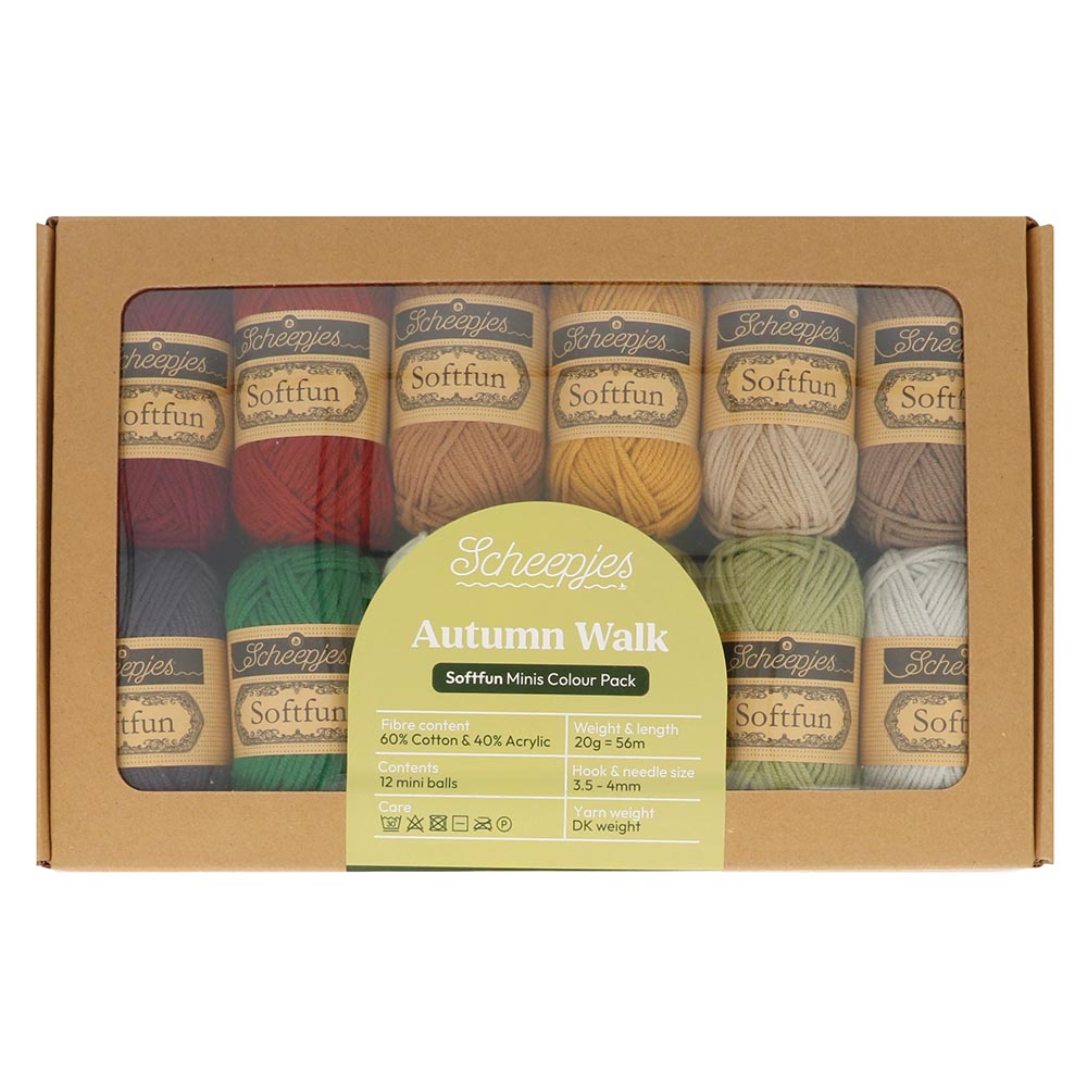 Scheepjes Softfun colour pack 12x20g - Autumn Walk