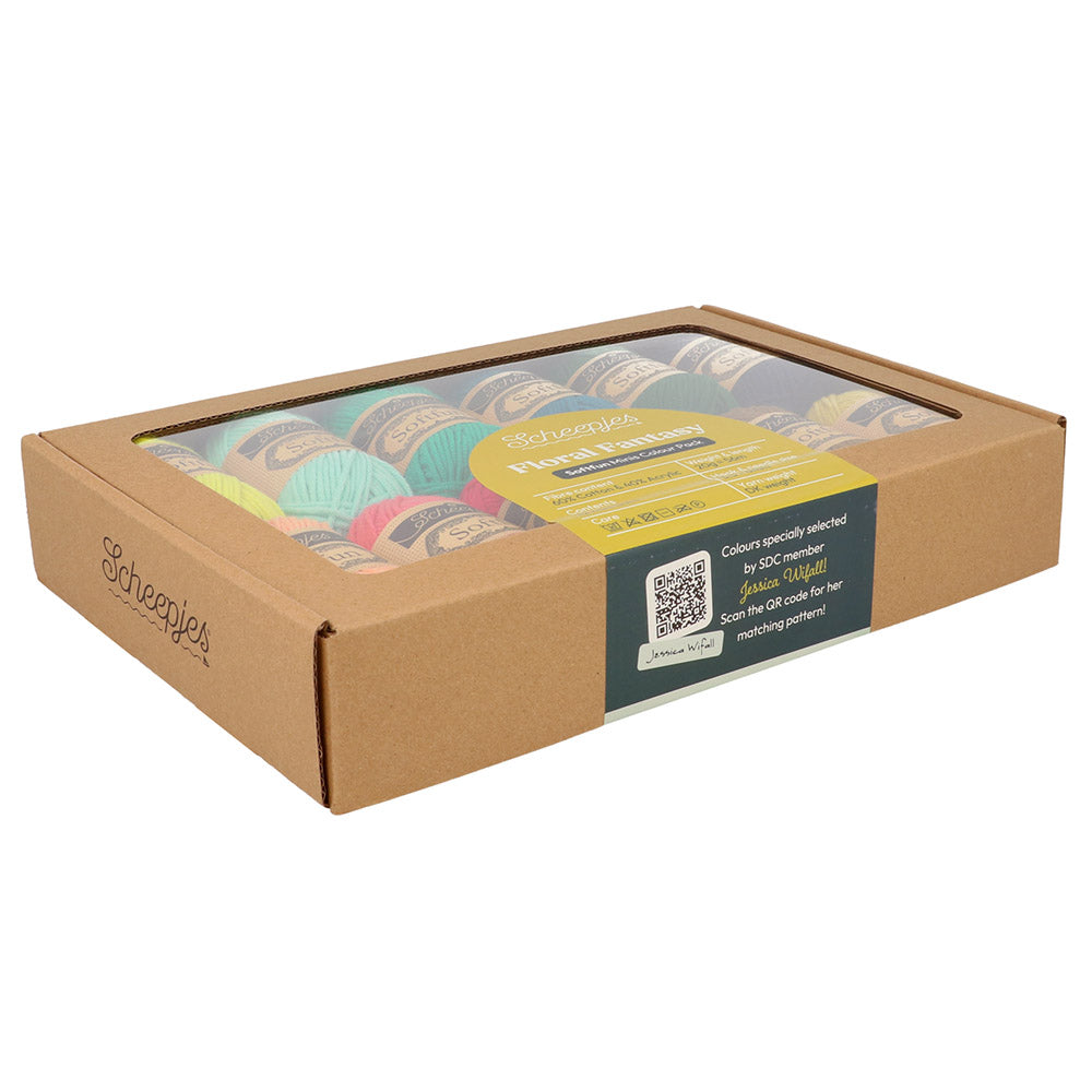Scheepjes Softfun colour pack 12x20g - Floral Fantasy