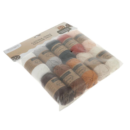 Scheepjes Catona colour pack 10x25g - Cookies