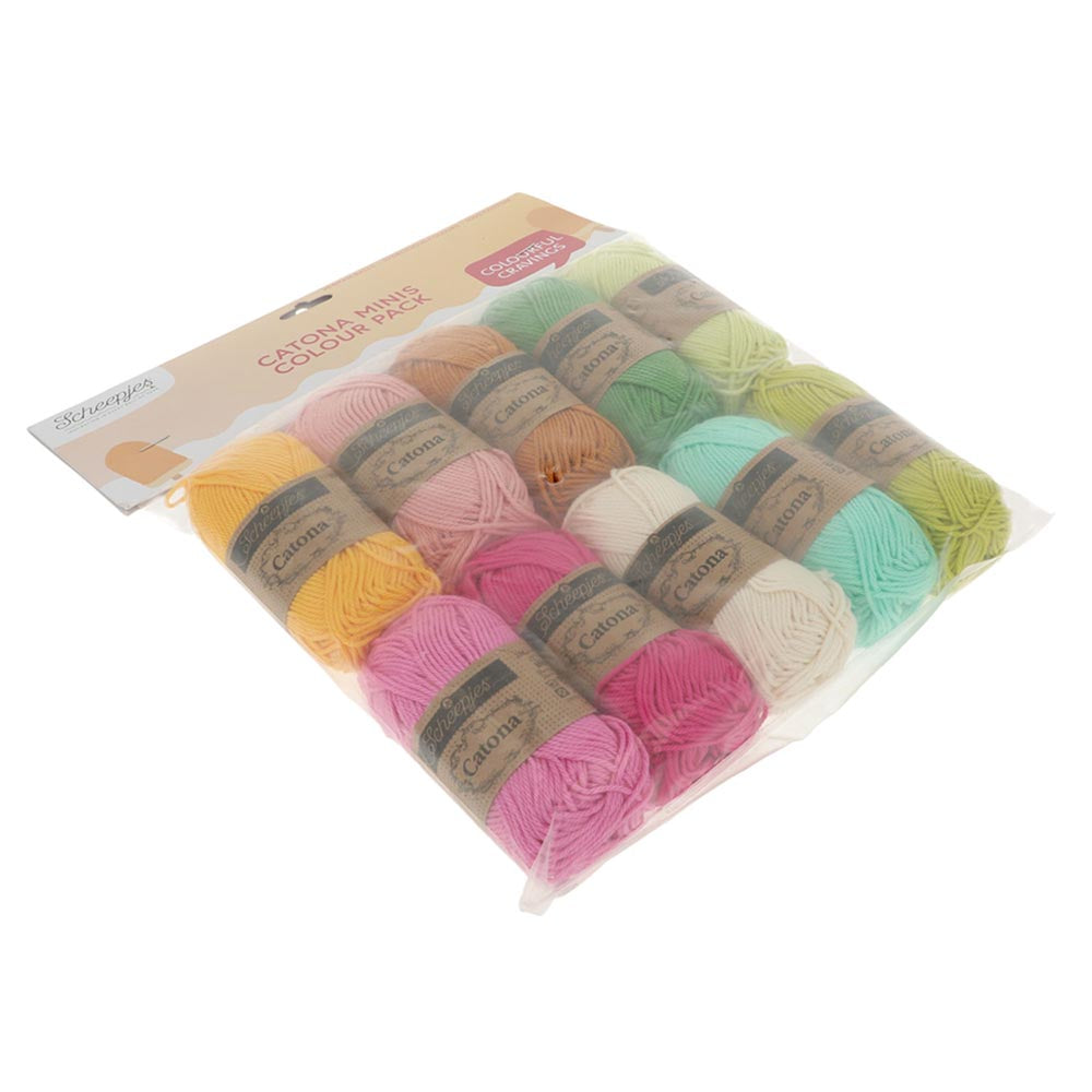 Scheepjes Catona colour pack 10x25g - Creamsicle