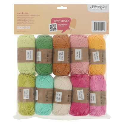 Scheepjes Catona colour pack 10x25g - Creamsicle