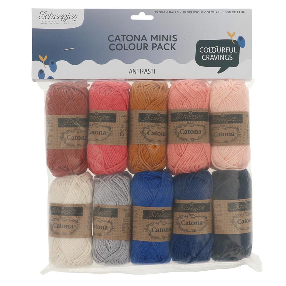 Scheepjes Catona colour pack 10x25g - Antipasti