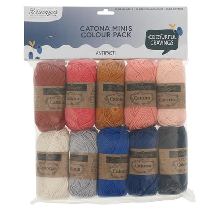 Scheepjes Catona colour pack 10x25g - Antipasti