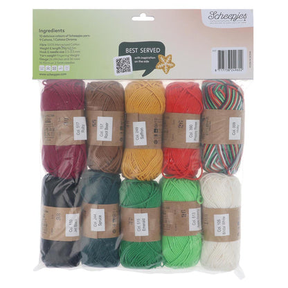 Scheepjes Catona colour pack 10x25g - Christmas Treat