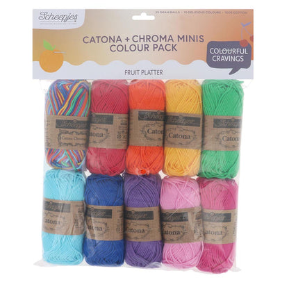 Scheepjes Catona colour pack 10x25g - Fruit Platter