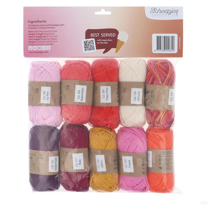 Scheepjes Catona colour pack 10x25g - Summer Sherbert