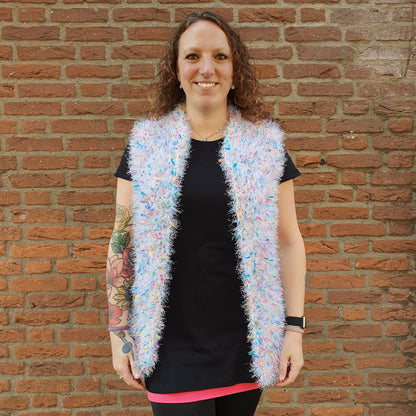 Lammy Carnaval Vest / Sjaal /  Spencer en dekens (Haakpatroon)