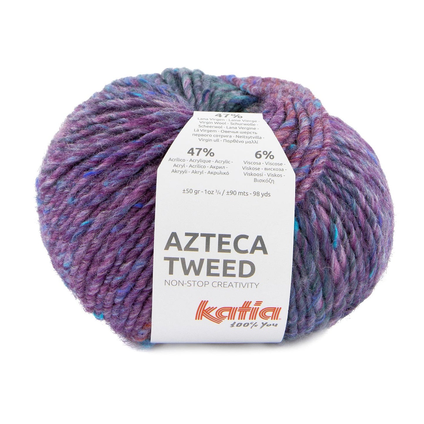 Katia Azteca Tweed Bubbelgum (304)