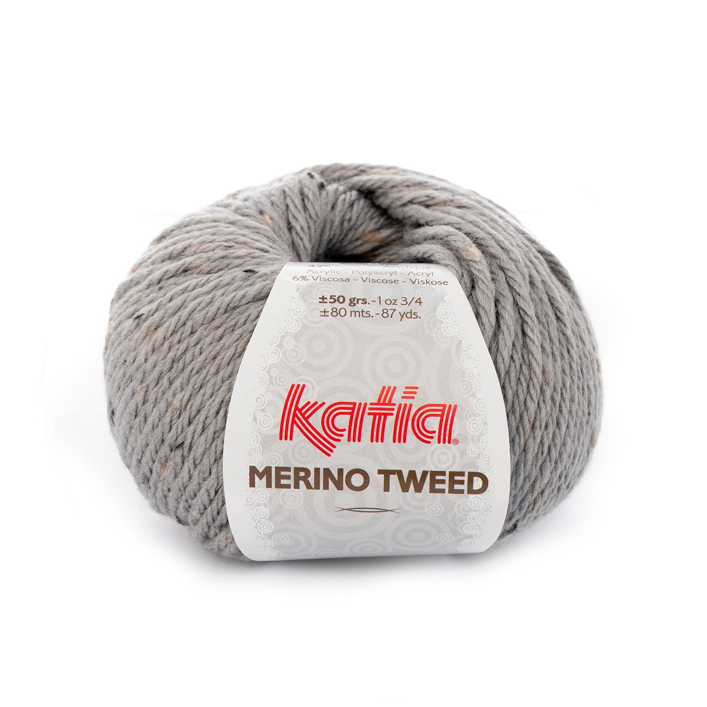 Katia Merino Tweed Metal Grey (307)