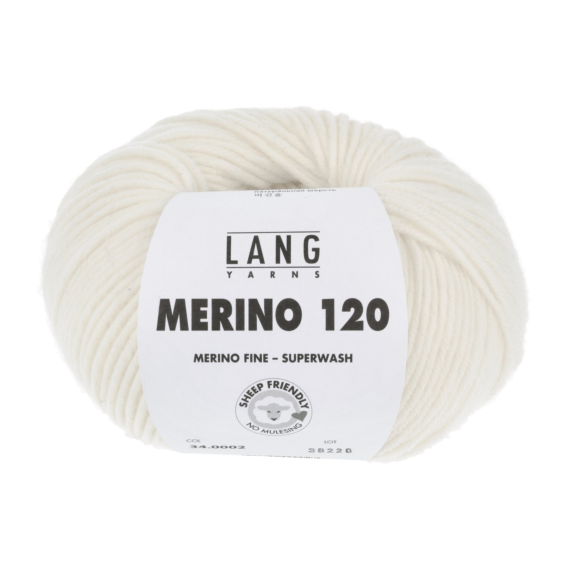 Lang Yarns Merino 120 Cream (34.0002)