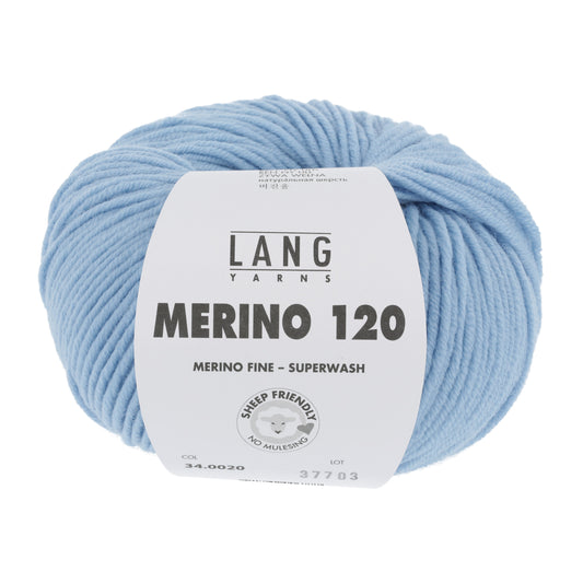 Lang Yarns Merino 120 Sky (34.0020)