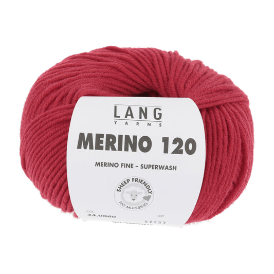 Lang Yarns Merino 120 Hot Red (34.0060)