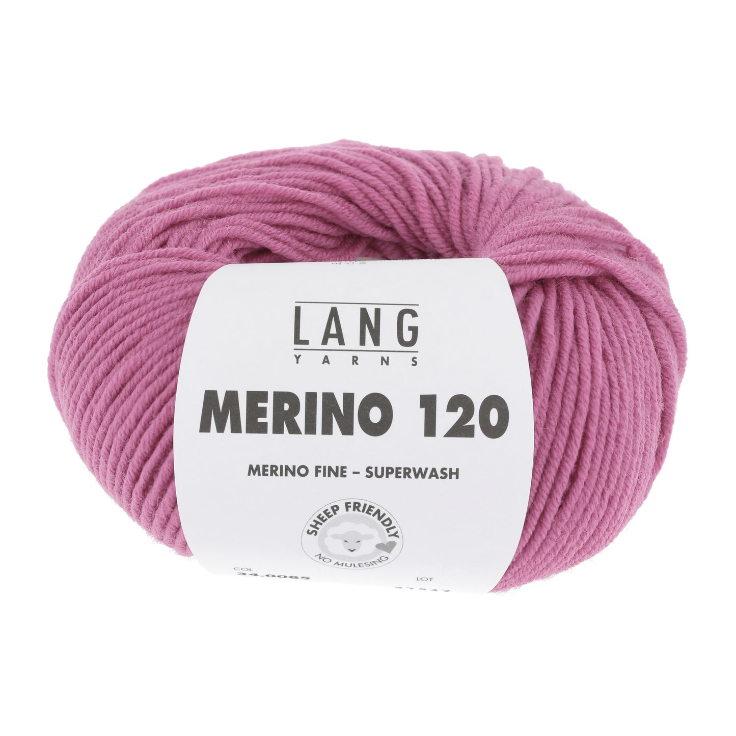 Lang Yarns Merino 120 Fuchsia (34.0085)