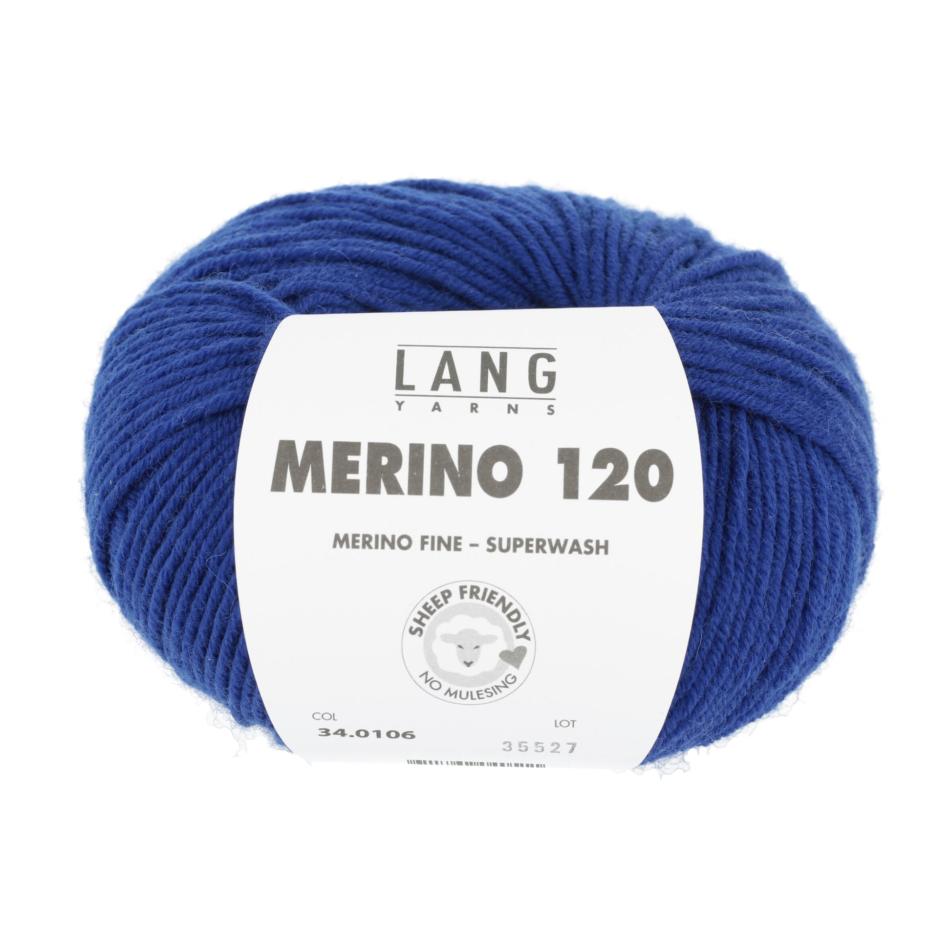 Lang Yarns Merino 120 Royal Blue (34.0106)