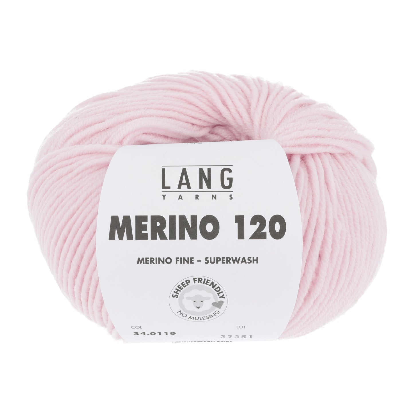 Lang Yarns Merino 120 Light Pink (34.0119)