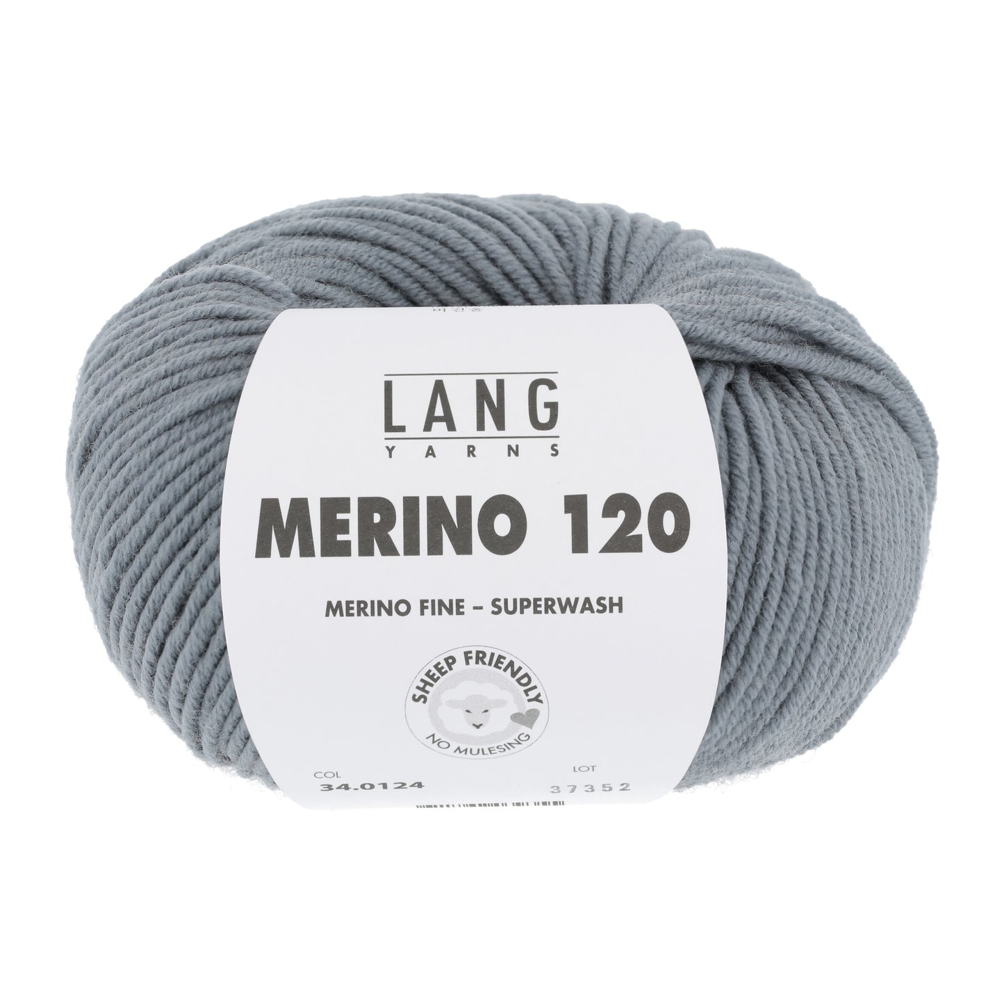 Lang Yarns Merino 120 Dark Grey (34.0124)