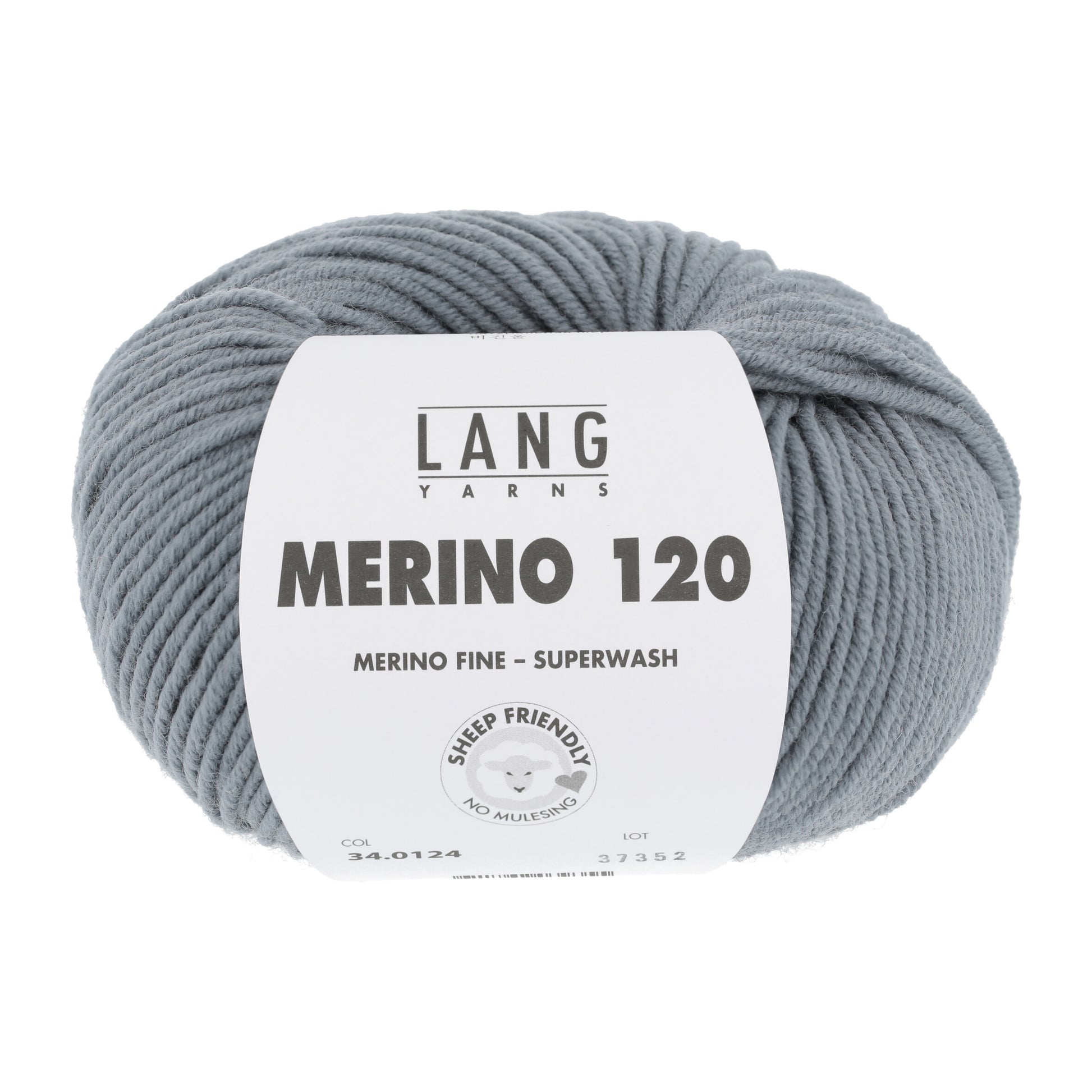 Lang Yarns Merino 120 Dark Grey (34.0124)