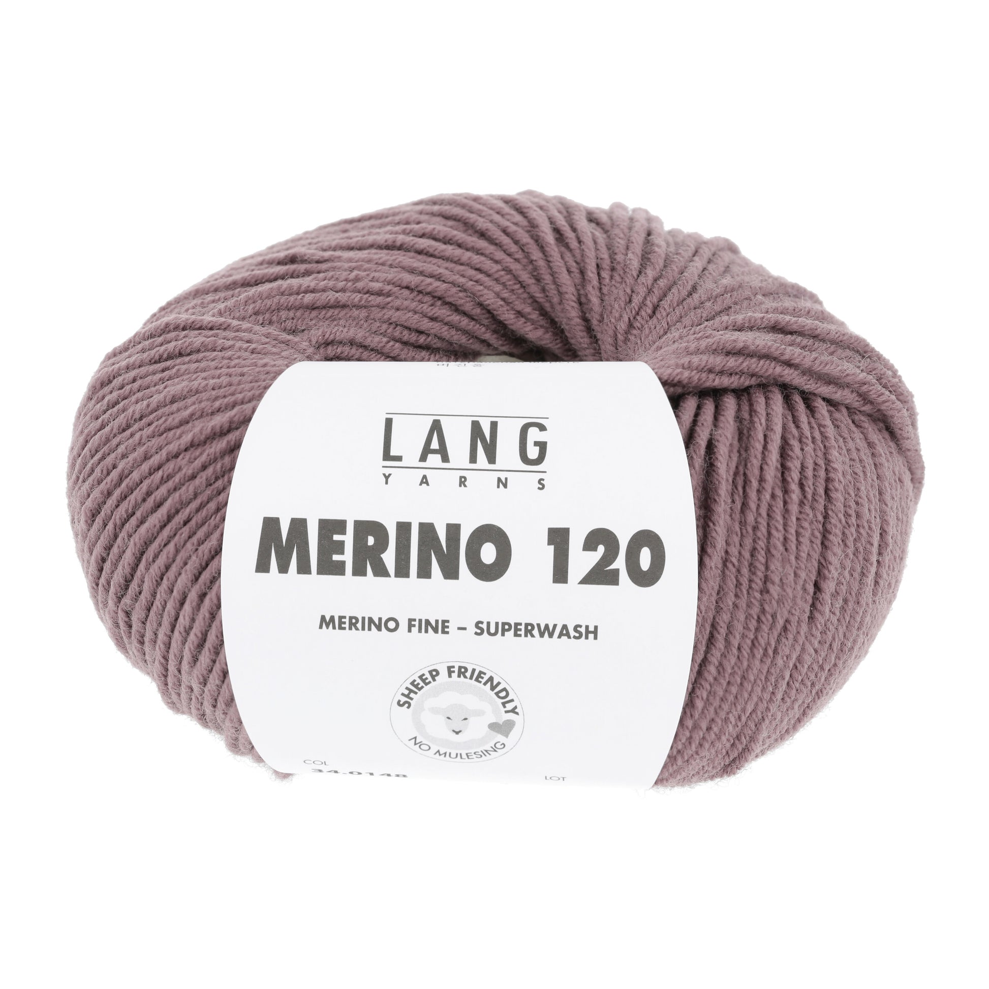 Lang Yarns Merino 120 Mauve (34.0148)