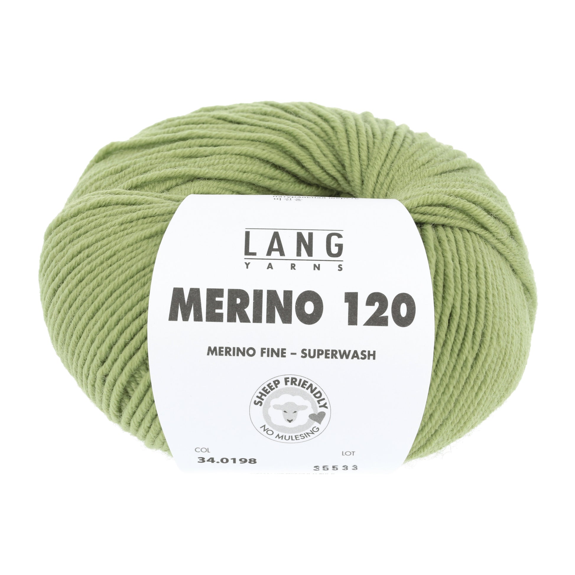 Lang Yarns Merino 120 Pistachio (34.0198)