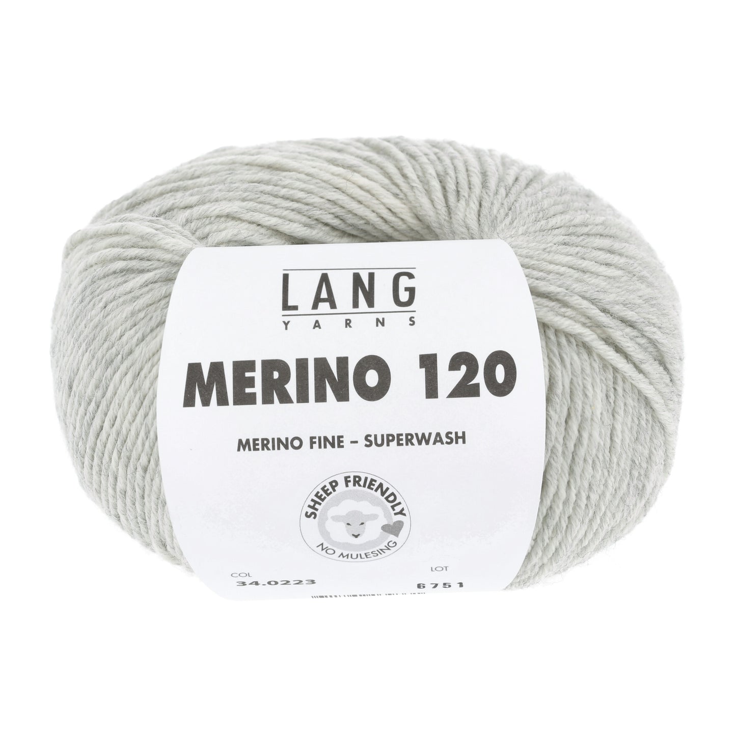 Lang Yarns Merino 120 Silver (34.0223)