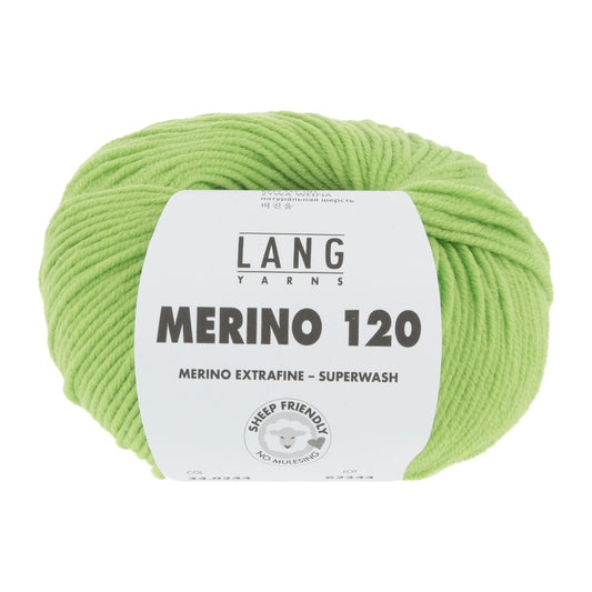 Lang Yarns Merino 120 Granny Smith (34.0244)