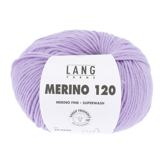 Lang Yarns Merino 120 Lavender (34.0245)