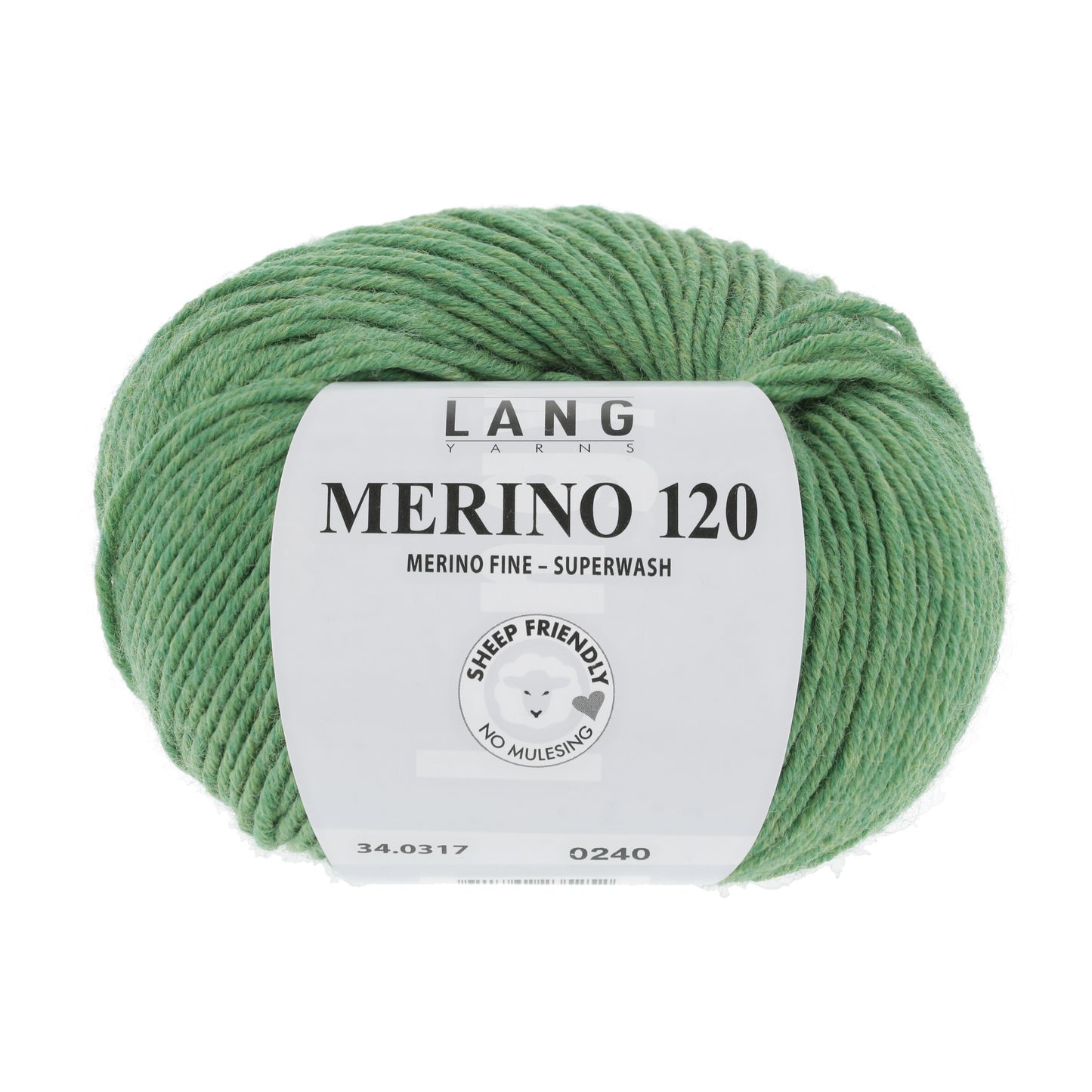 Lang Yarns Merino 120 Grass Green (34.0317)