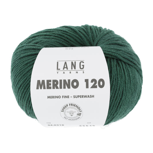 Lang Yarns Merino 120 Pine Tree (34.0318)