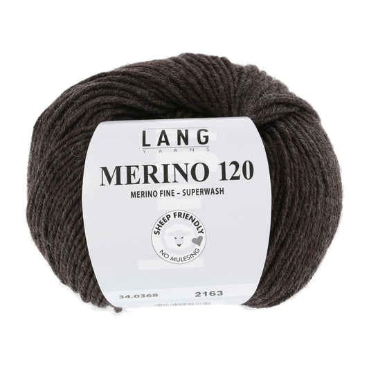 Lang Yarns Merino 120 Brown (34.0368)